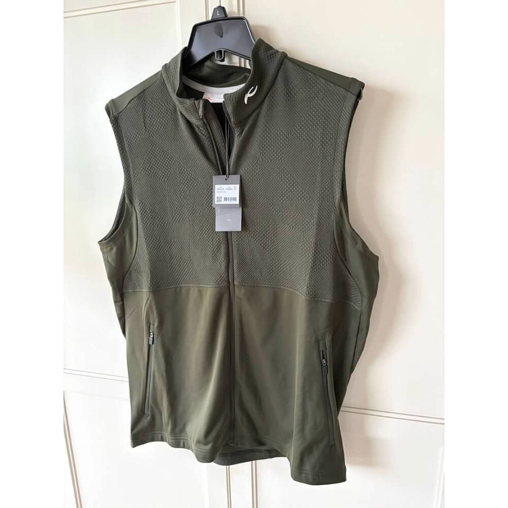 KJUS Delian Vest for Men, Olive -SZ M,L,XL,2XL-NWT